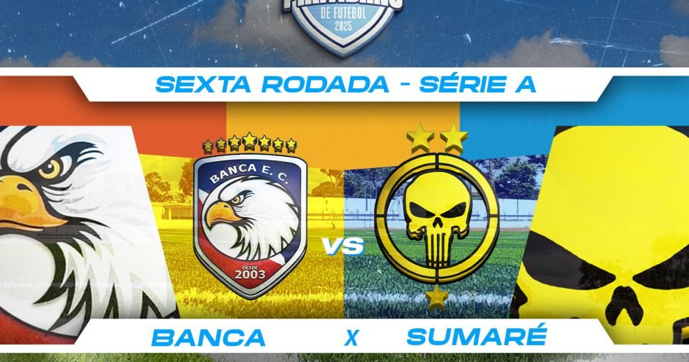 Campeonato-Piritibano_Banca-e-Sumaré Campeonato Piritibano de Futebol 2025. Banca vs Sumaré. Divulgação: Secretaria Municipal de Esporte, Cultura, Lazer e Turismo